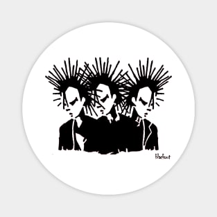 Punk Gang in Black by Blackout Design. Magnet